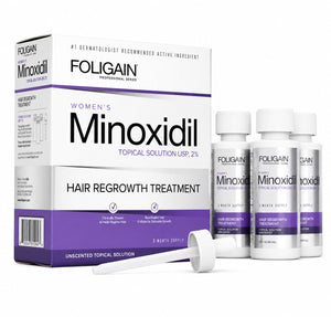 FOLIGAIN® Minoxidil 2% Hair Regrowth Treatment For Women 3 Month Supply - FOLIGAIN