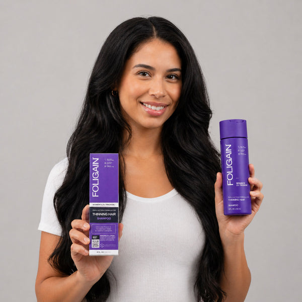 FOLIGAIN Triple Action Shampoo For Thinning Hair For Women with 2% TRIOXIDIL® - FOLIGAIN