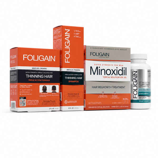 FOLIGAIN® Men's Hair Regrowth Kit - FOLIGAIN