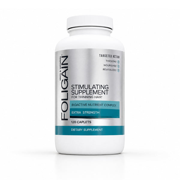 FOLIGAIN® Stimulating Supplement For Thinning Hair 120 Caplets - FOLIGAIN