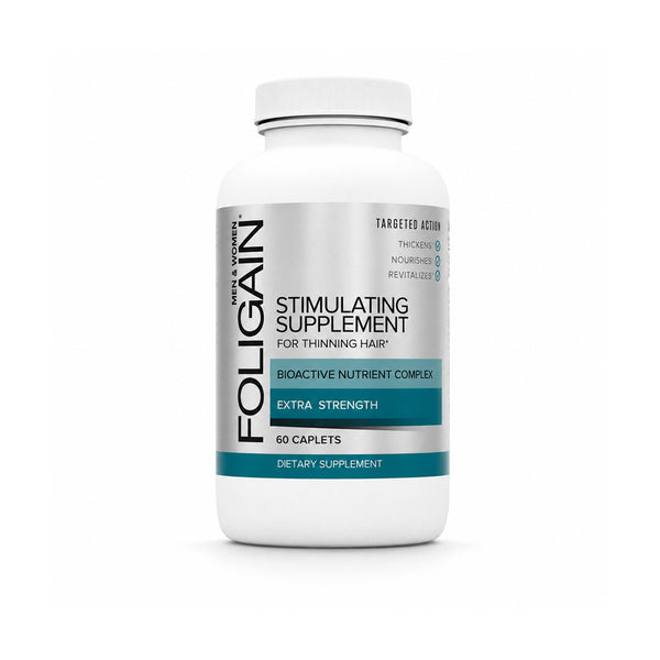 FOLIGAIN® Stimulating Supplement For Thinning Hair 60 Caplets - FOLIGAIN