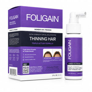 FOLIGAIN® Triple Action Complete Formula For Thinning Hair For Women with 10% TRIOXIDIL® - FOLIGAIN