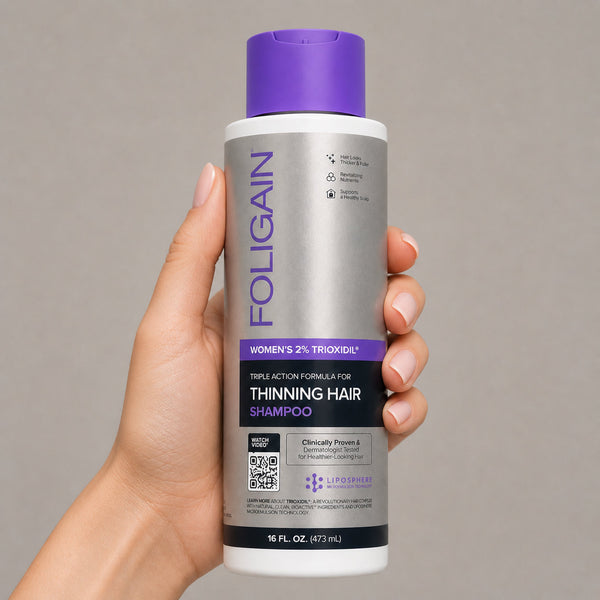 FOLIGAIN® Triple Action Conditioner For Thinning Hair For Women with 2% TRIOXIDIL® 473ml - FOLIGAIN