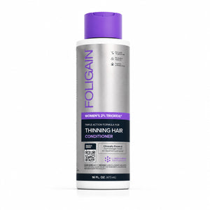 FOLIGAIN® Triple Action Conditioner For Thinning Hair For Women with 2% TRIOXIDIL® 473ml - FOLIGAIN