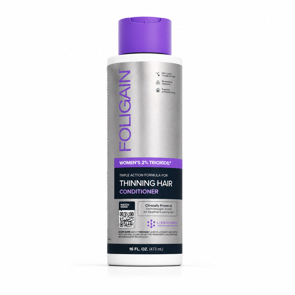 FOLIGAIN® Triple Action Conditioner For Thinning Hair For Women with 2% TRIOXIDIL® 473ml - FOLIGAIN