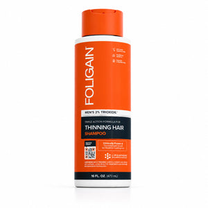 FOLIGAIN® Triple Action Shampoo For Thinning Hair For Men with 2% TRIOXIDIL® 473ml - FOLIGAIN