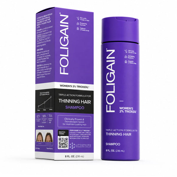 FOLIGAIN® Triple Action Shampoo For Thinning Hair For Women with 2% TRIOXIDIL® - FOLIGAIN
