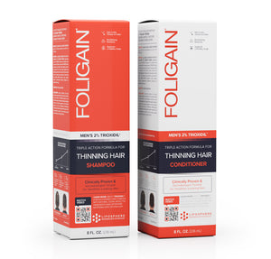 FOLIGAIN Hair Growth Shampoo + Conditioner Kit For Men - FOLIGAIN