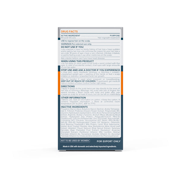 FOLIGAIN Advanced Hair Regrowth For Men Minoxidil 5% + Trioxidil 5%