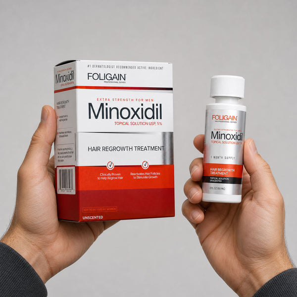 FOLIGAIN® Minoxidil 5% Hair Regrowth Treatment For Men One Month Supply - FOLIGAIN