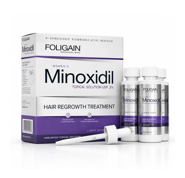 FOLIGAIN® ミノキシジル 2% 発毛治療 女性用 3ヶ月分