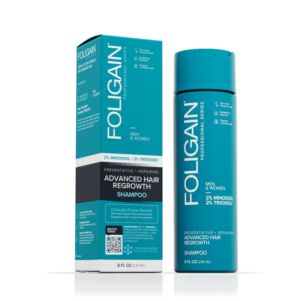 FOLIGAIN Advanced Hair Regrowth Hair Shampoo Minoxidil 2% - Foligain US