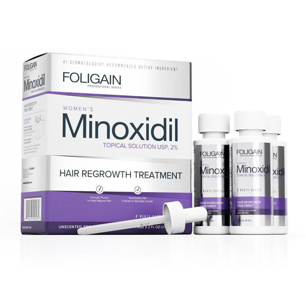 FOLIGAIN Minoxidil 2% Hair Regrowth Treatment For Women - Foligain US