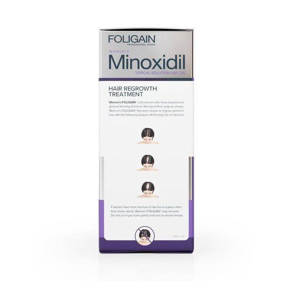 FOLIGAIN Minoxidil 2% Hair Regrowth Treatment For Women - Foligain US