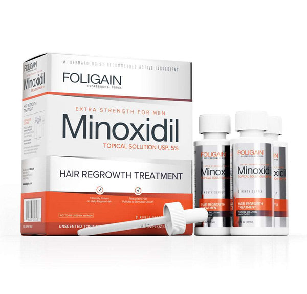 FOLIGAIN Minoxidil 5% Hair Regrowth Treatment For Men - Foligain US