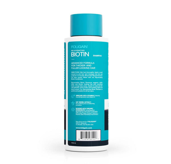 FOLIGAIN Rejuvenating Biotin Shampoo 473ml - Foligain US